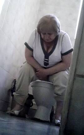 Collection of Old Women in Toilets