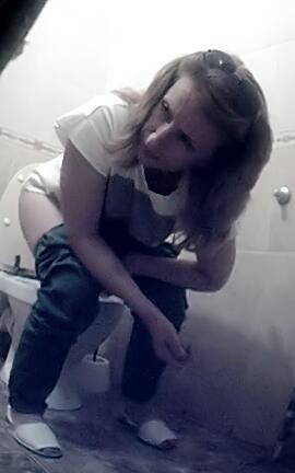 Peeping in a Female Toilet