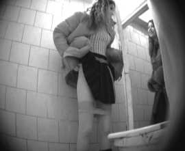Hidden camera in the toilet of an educational institution